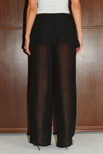 Load image into Gallery viewer, Kariso Mini Skirt Overlay Pants - Black
