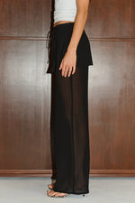 Load image into Gallery viewer, Kariso Mini Skirt Overlay Pants - Black
