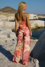 Load image into Gallery viewer, Kaeli Elasticated Palazzo Pant - Kaeli Berry
