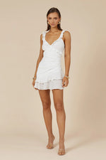 Load image into Gallery viewer, Mincia Mini Dress - White
