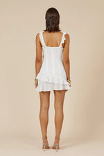 Load image into Gallery viewer, Mincia Mini Dress - White
