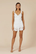 Load image into Gallery viewer, Mincia Mini Dress - White
