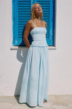 Load image into Gallery viewer, Keily Square Neck Maxi Dress - Blue
