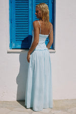 Load image into Gallery viewer, Keily Square Neck Maxi Dress - Blue
