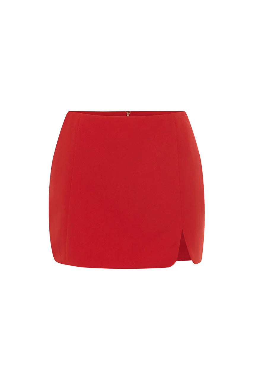 Jovana Mini Skirt - Red