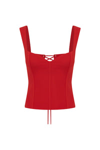 Jovana Bustier - Red