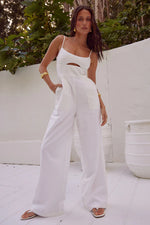 Load image into Gallery viewer, Calistana Jumpsuit - White
