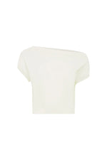 Load image into Gallery viewer, Kamryn One Shoulder Knit Top - White
