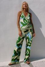 Load image into Gallery viewer, Amoree Wide Leg Palazzo Pant - Amoree Blue

