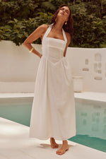 Load image into Gallery viewer, Locklea Midi Dress - White
