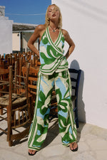 Load image into Gallery viewer, Amoree Wide Leg Palazzo Pant - Amoree Blue
