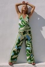Load image into Gallery viewer, Amoree Wide Leg Palazzo Pant - Amoree Blue
