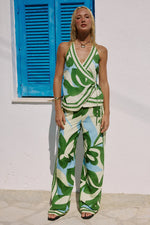 Load image into Gallery viewer, Amoree Wide Leg Palazzo Pant - Amoree Blue
