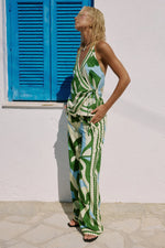 Load image into Gallery viewer, Amoree Wide Leg Palazzo Pant - Amoree Blue
