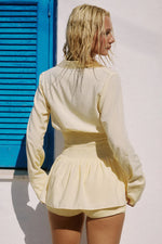 Load image into Gallery viewer, Adora Shirred Hot Short - Lemon

