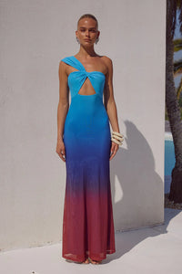 Kyree Maxi Dress - Blue Ombré