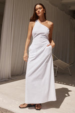 Load image into Gallery viewer, Harri Midi Dress - White
