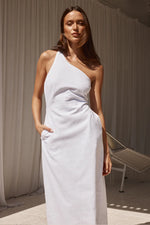 Load image into Gallery viewer, Harri Midi Dress - White
