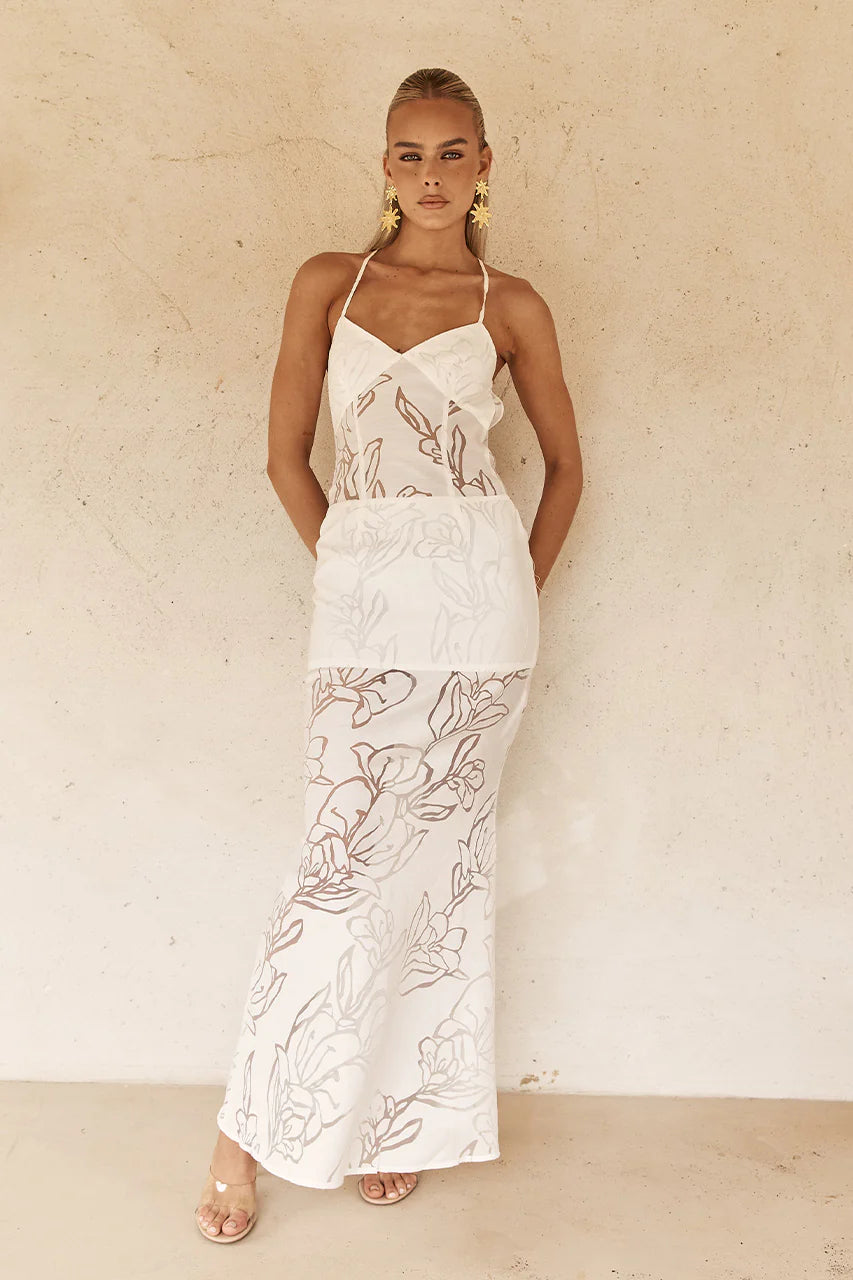 Sivan Maxi Dress - White