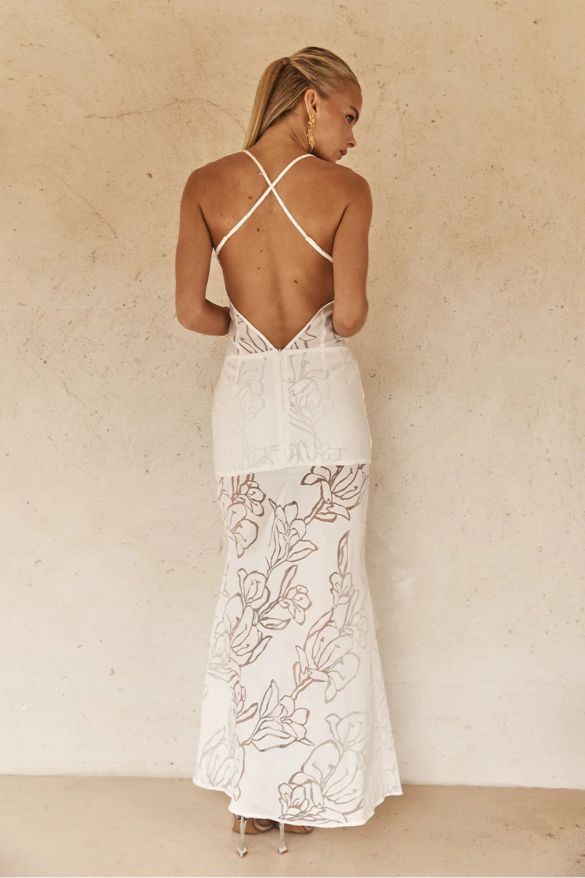 Sivan Maxi Dress - White