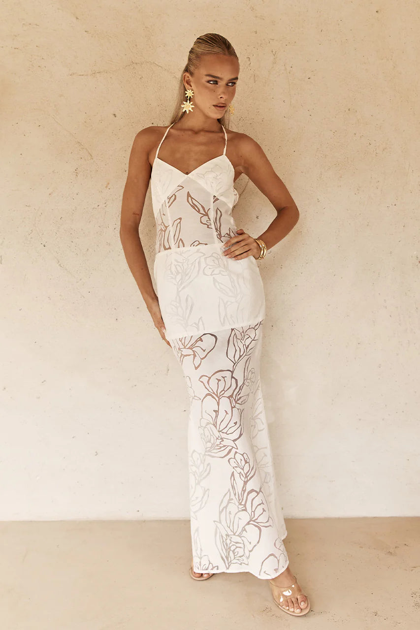 Sivan Maxi Dress - White