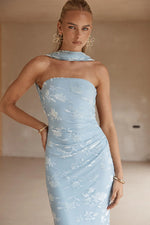 Load image into Gallery viewer, Sommer Midi Dress - Blue
