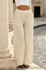 Load image into Gallery viewer, Rey Windbreaker Straight Leg Pant - Cream

