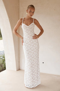 Sarta Maxi Dress - White
