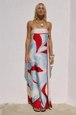 Load image into Gallery viewer, Amoree Strapless Maxi Dress -  Amoree Red
