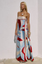 Load image into Gallery viewer, Amoree Strapless Maxi Dress -  Amoree Red
