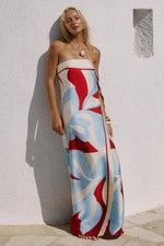 Load image into Gallery viewer, Amoree Strapless Maxi Dress -  Amoree Red
