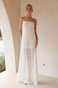 Kinera Maxi Dress - White