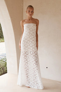 Kinera Maxi Dress - White