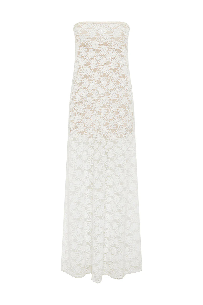 Kinera Maxi Dress - White