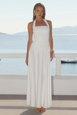 Load image into Gallery viewer, Odina Square Neck Maxi Dress - Ivory
