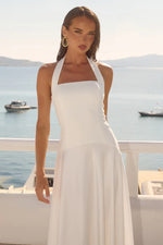 Load image into Gallery viewer, Odina Square Neck Maxi Dress - Ivory
