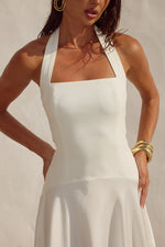 Load image into Gallery viewer, Odina Square Neck Maxi Dress - Ivory
