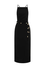 Load image into Gallery viewer, Madelena Midi Dress - Black

