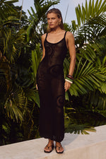 Load image into Gallery viewer, Milenia Midi Dress - Black
