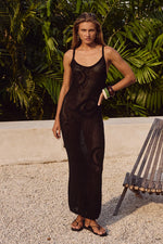 Load image into Gallery viewer, Milenia Midi Dress - Black
