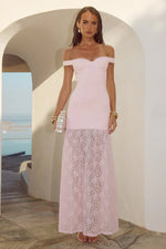 Load image into Gallery viewer, Shayla Off Shoulder Maxi Dress - Musk
