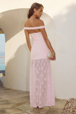 Load image into Gallery viewer, Shayla Off Shoulder Maxi Dress - Musk
