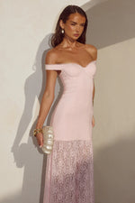 Load image into Gallery viewer, Shayla Off Shoulder Maxi Dress - Musk
