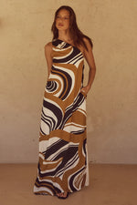 Load image into Gallery viewer, Katika Maxi Dress - Pantina Caramel
