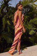 Load image into Gallery viewer, Loralei Maxi Skirt - Peach Stripe
