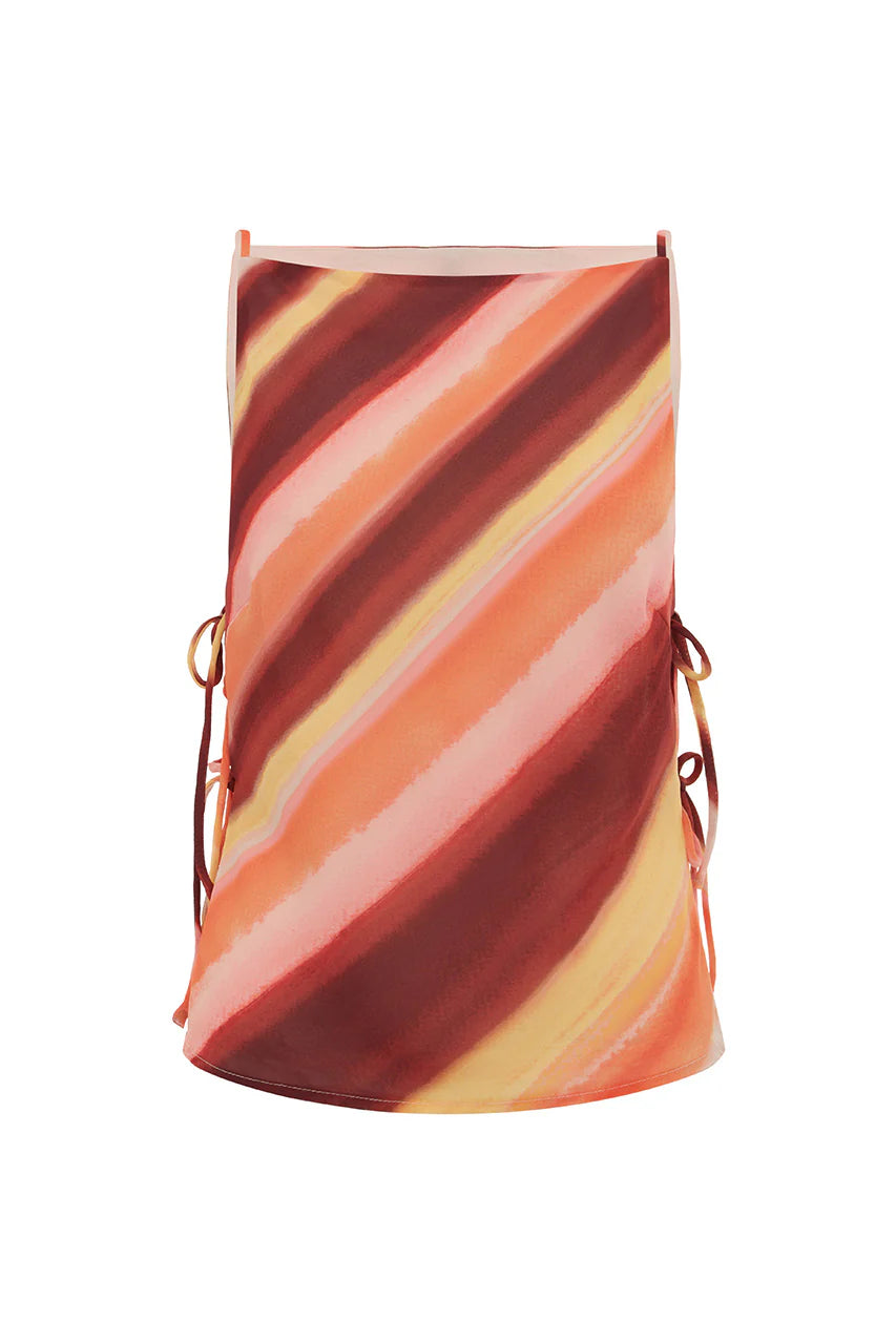 Loralei Top - Peach Stripe