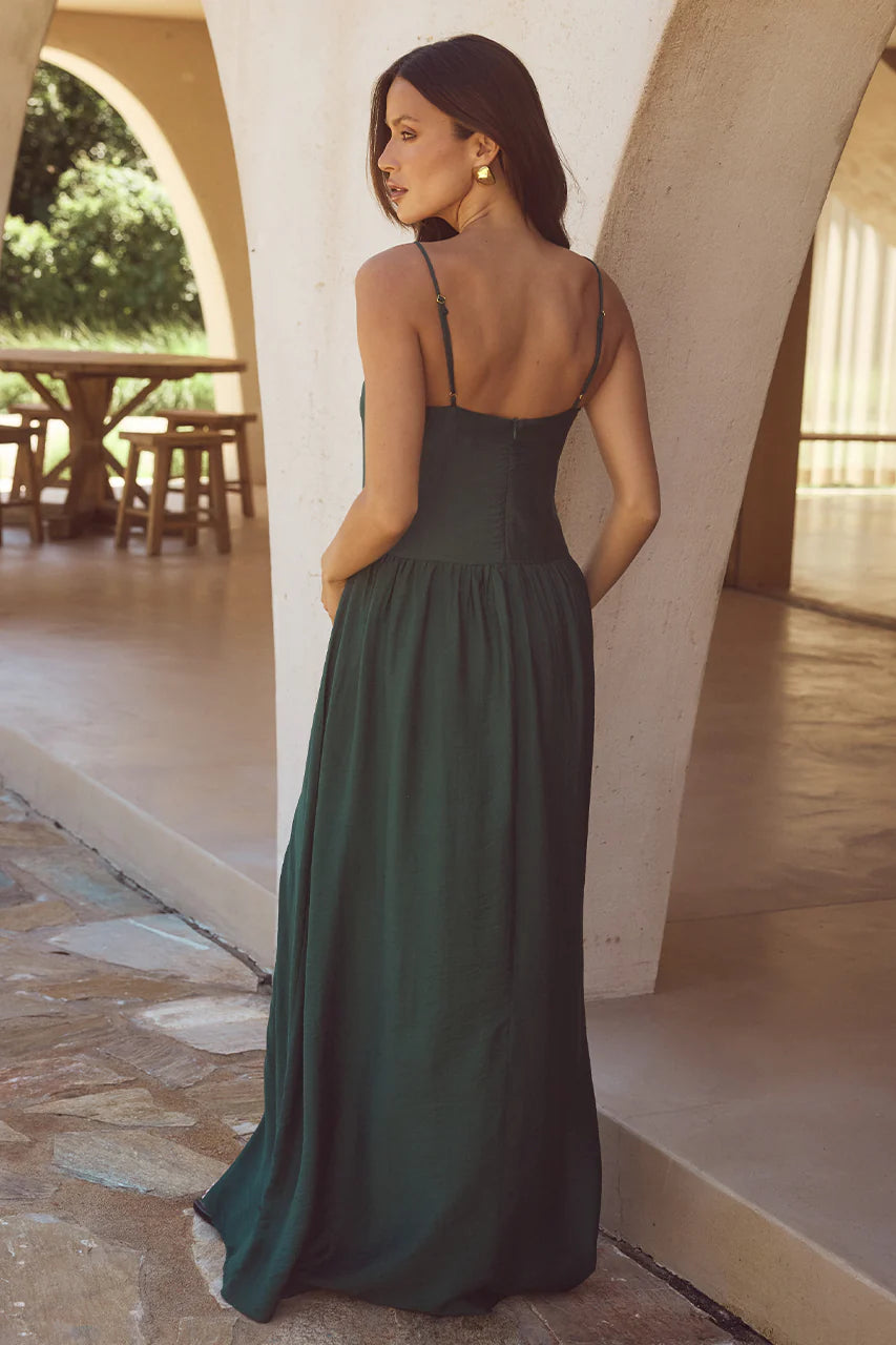 Maevi Maxi Dress - Emerald