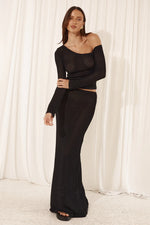 Load image into Gallery viewer, Katanya Maxi Skirt - Black
