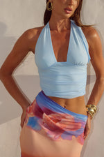 Load image into Gallery viewer, Alexis Halter Cut Out Maxi Dress - Nadia Pink Ombre

