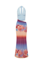 Load image into Gallery viewer, Alexis Halter Cut Out Maxi Dress - Nadia Pink Ombre
